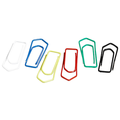 Artikelbild 8 für office discount Büroklammern farbsortiert lackiert, 1.000 St., Artikelnummer 620526