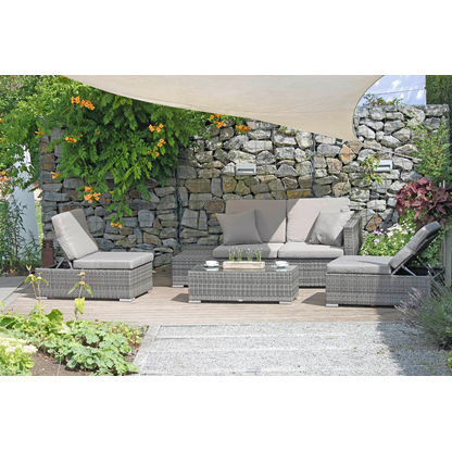 Artikelbild 12 für Garden Pleasure Loungegruppe Alcudia, grau Kunststoff, Metall, 10-teilig, Artikelnummer 231688