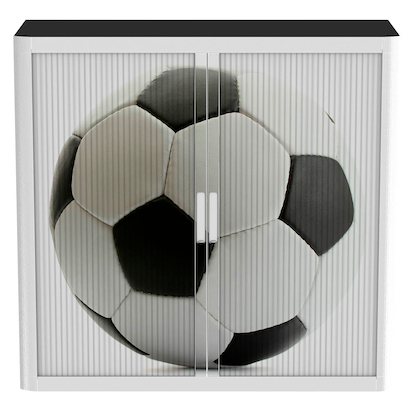 Artikelbild für PAPERFLOW easyOffice Rollladenschrank Ball ohne Fachböden 110,0 x 41,5 x 104,0 cm, Artikelnummer 136818