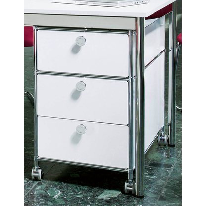 Artikelbild 10 für viasit System4 Rollcontainer weiß 3 Auszüge 42,0 x 78,0 x 62,0 cm, Artikelnummer 214130