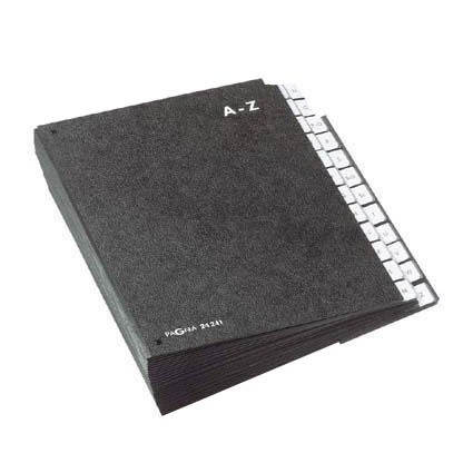 Artikelbild 11 für AKTION: PAGNA Pultordner A-Z schwarz, 2 St. + GRATIS PAGNA Ordnungsmappe Pur 7 Fächer braun, Artikelnummer 336881
