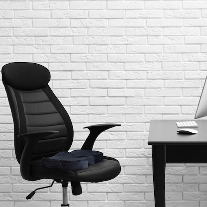 Artikelbild 5 für relaxdays Sitzkissen Orthopädisch schwarz, 1 St., Artikelnummer 365951