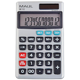 Artikelbild 1 für MAUL M 112 Taschenrechner silber, Artikelnummer 729873