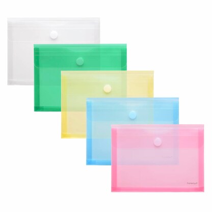 Artikelbild 3 für FolderSys Dokumententaschen DIN A5 farbsortiert glatt 0,20 mm, 10 St., Artikelnummer 396205