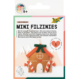 Artikelbild 1 für folia Nähset Mini Filzinies LEBKUCHENHAUS braun, Artikelnummer 692257