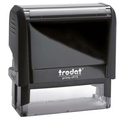 Artikelbild 2 für trodat Textstempel, individualisierbar printy 4915 selbstfärbend schwarz Logo möglich, 1 St. - Direkt online personalisieren, Artikelnummer 640551