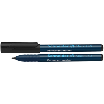 Artikelbild für Schneider Maxx 240 Permanentmarker schwarz 1,0 - 2,0 mm, 10 St., Artikelnummer 847350
