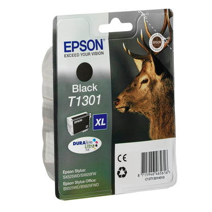Artikelbild 2 für EPSON T1301 XL (Hirsch) schwarz Druckerpatrone, Artikelnummer 546077