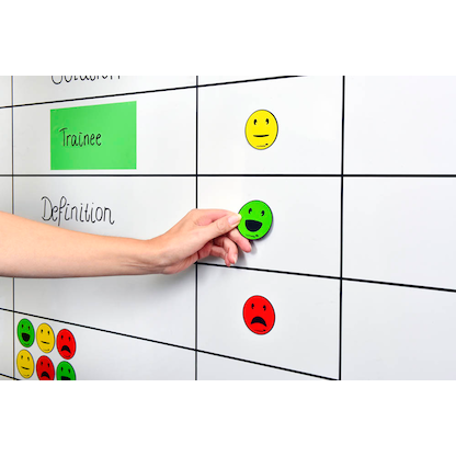 Artikelbild 6 für Legamaster Agile Smiley gemischt Magnete Motiv, Kunststoff Ø 5,0 cm, 6 St., Artikelnummer 156394