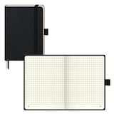 Artikelbild 1 für BRUNNEN Notizbuch KOMPAGNON ca. DIN A6 kariert, schwarz Hardcover 192, davon 16 zum Heraustrennen Seiten, 1 St., Artikelnummer 457671