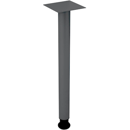 Artikelbild 3 für HAMMERBACHER Anbautisch höhenverstellbar Gradeo weiß, grau halbrund 60,0 x 80,0 x 65,5 - 82,5 cm, Artikelnummer 462982