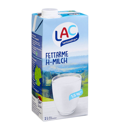 Artikelbild für Schwarzwaldmilch fettarme H-Milch laktosefreie Milch 1,5 % 1,0 l, Artikelnummer 202129