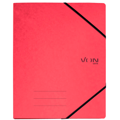 Artikelbild 5 für VON LEITZ Ringbuch 2-Ringe gelb, rot, blau, grün, schwarz 2,5 cm DIN A4, 5 St., Artikelnummer 636109