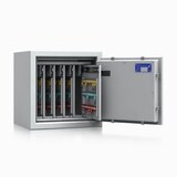 Artikelbild 1 für ISS safe4key Schlüsseltresor lichtgrau mit 280 Haken, Elektronikschloss, 50,0 x 42,0 x 50,0 cm, 1 St., Artikelnummer 849713