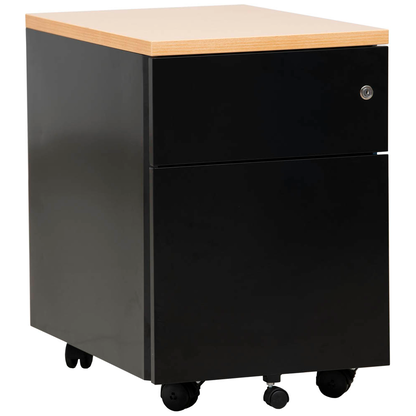 Artikelbild 2 für Gürkan Rollcontainer schwarz 2 Auszüge 40,0 x 60,0 x 62,0 cm, Artikelnummer 564803