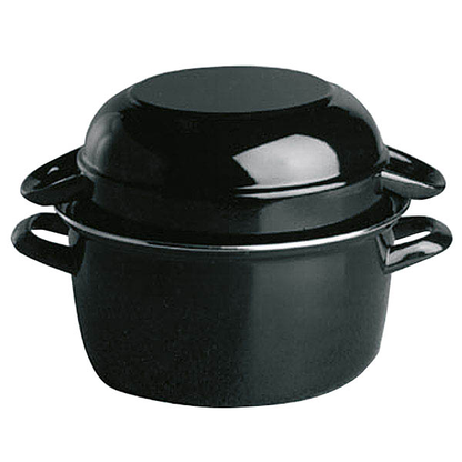 Artikelbild für APS Muscheltopf schwarz 2,6 l, 1 St., Artikelnummer 195349
