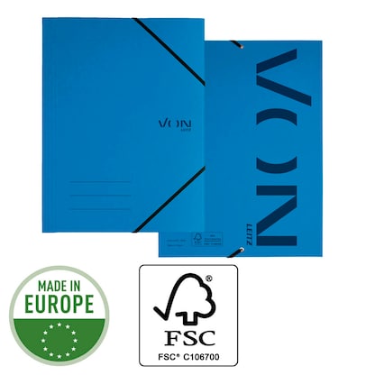 Artikelbild 6 für VON LEITZ Eckspanner DIN A4 blau, 1 St., Artikelnummer 635148