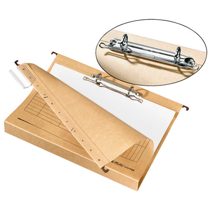 Artikelbild für herlitz Hängetaschen natronbraun, 8 St., Artikelnummer 801518