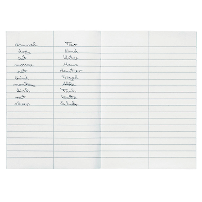 Artikelbild 2 für Staufen® Vokabelheft Lineatur 53 liniert DIN A6 ohne Rand, 32 Blatt, 1 St., Artikelnummer 717777