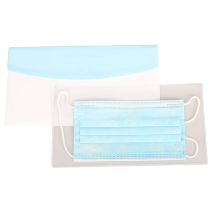 Artikelbild 2 für tarifold Maskentaschen antimikrobiell DIN lang transparent genarbt 0,12 mm, 6 St., Artikelnummer 329534