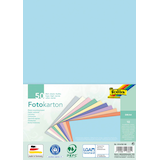 Artikelbild 1 für folia Fotokarton Pastell farbsortiert 300 g/qm 50 Blatt, Artikelnummer 479521