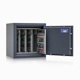 Artikelbild 1 für ISS safe4key Schlüsseltresor grau mit 144 Haken, Doppelbartschloss, 50,0 x 42,0 x 50,0 cm, 1 St., Artikelnummer 849731