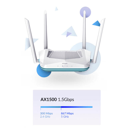 Artikelbild 7 für D-Link Eagle Pro AI AX1500 WLAN-Router, 1 St., Artikelnummer 661377