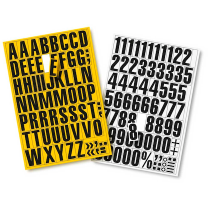 Artikelbild 4 für EICHNER Buchstaben A-Z Magnete gelb 22,5 x 32,5 cm, 2 Bogen, Artikelnummer 702387