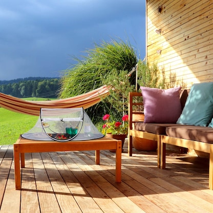 Artikelbild 7 für relaxdays Fliegenhaube weiß, schwarz, 1 St., Artikelnummer 562324