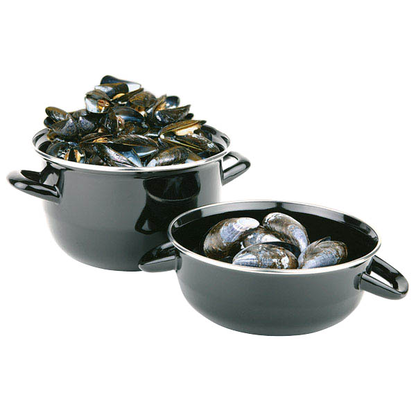 Artikelbild 2 für APS Muscheltopf schwarz 2,6 l, 1 St., Artikelnummer 195349