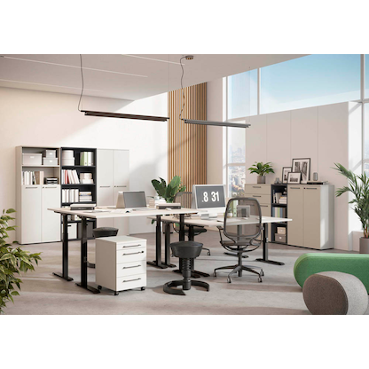 Artikelbild 8 für GERMANIA Aktenregal Lissabon grafit 80,0 x 40,0 x 120,0 cm, 1 St., Artikelnummer 727277