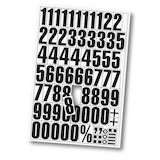 Artikelbild 1 für EICHNER Ziffern 0-9 Magnete weiß 22,5 x 32,5 cm, 2 Bogen, Artikelnummer 702546