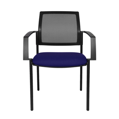 Artikelbild 2 für Topstar Besucherstühle BtoB 10 BB200A G260 blau, schwarz Stoff, 2 St., Artikelnummer 635108