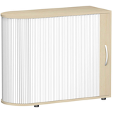 Artikelbild 1 für geramöbel Flex Rollladenschrank ahorn, silber 1 Fachboden 100,0 x 40,0 x 83,0 cm, Artikelnummer 875559