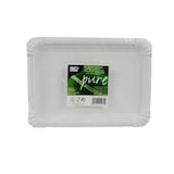 Artikelbild 1 für PAPSTAR Pappteller pure weiß 23,0 x 16,5 cm, 250 St., Artikelnummer 119617