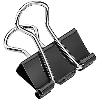 Artikelbild für MAUL Foldbackklammern schwarz 1,3 cm, 12 St., Artikelnummer 242727