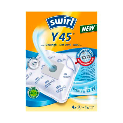 swirl® MicroPor® Plus Y 45 Staubsaugerbeutel, 4 St