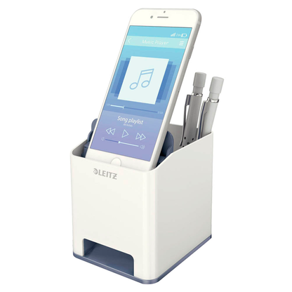 Artikelbild 3 für LEITZ Schreibtischset WOW Duo Colour perlweiß/grau, Artikelnummer 503305