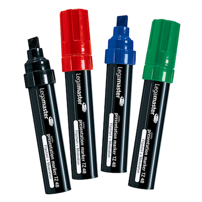 Artikelbild für Legamaster TZ 48 Flipchart-Marker farbsortiert 4,0 - 12,0 mm, 4 St., Artikelnummer 726349