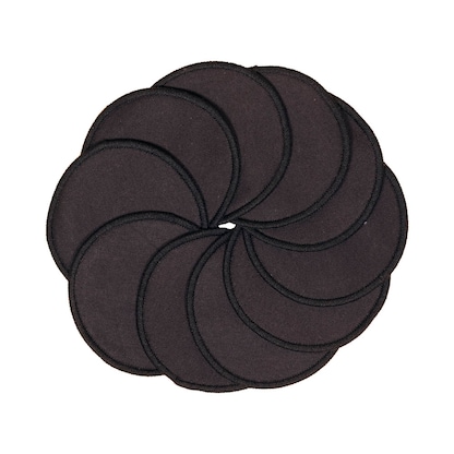 Artikelbild 2 für pandoo Abschminkpads waschbar 1-lagig schwarz, 10 St., Artikelnummer 933109