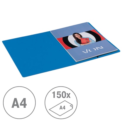 Artikelbild 3 für VON LEITZ Eckspanner DIN A4 blau, 1 St., Artikelnummer 635207