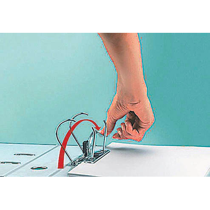 Artikelbild 8 für AKTION: LEITZ 1080 Ordner schwarz marmoriert Karton 8,0 cm DIN A4, 10 St. + GRATIS Lamy Safari Kugelschreiber weiss, Artikelnummer 792931