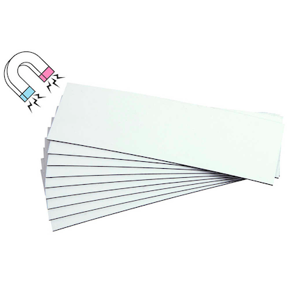 Artikelbild für EICHNER Magnetschilder weiß 3,0 x 15,0 cm, 300 St., Artikelnummer 702948