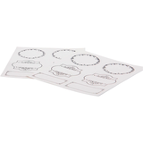 Artikelbild 1 für trodat Aufkleber Vintage verschiedene Motive, weiß/schwarz, 36 Etiketten, Artikelnummer 245882