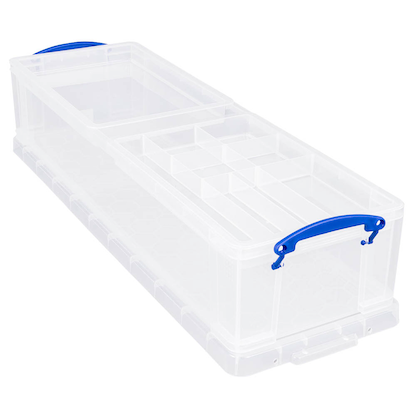 Really Useful Box Aufbewahrungsbox 22,0 l transparent 80,0 x 25,5 x 15,5 cm, 1 St