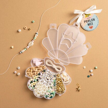 Artikelbild 2 für folia Perlen-Set Seaside mehrfarbig, Artikelnummer 285707