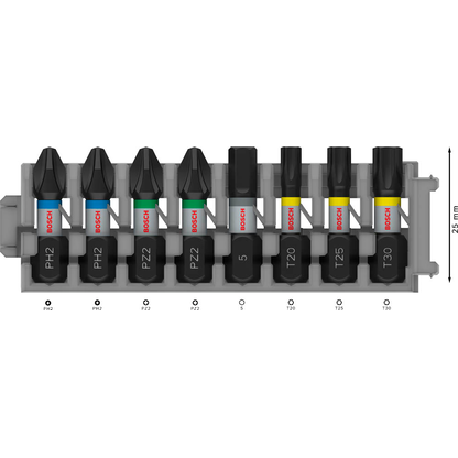 Artikelbild 3 für AKTION: BOSCH Bit-Set PRO Impact, 8-teilig mit Prämie nach Registrierung, Artikelnummer 490468