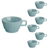 Artikelbild 1 für BAUSCHER Kaffeetassen EDGE grün 0,26 l, 6 St., Artikelnummer 819759