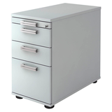 Artikelbild 1 für HAMMERBACHER SC40 Standcontainer lichtgrau 4 Auszüge Stahl-Relinggriff silber 42,8 x 80,0 x 72,0 - 76,0 cm, Artikelnummer 864475