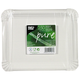 Artikelbild 1 für PAPSTAR Pappteller pure weiß 20,0 x 16,5 cm, 250 St., Artikelnummer 119481